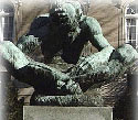 Statue de Saint J&eacute;r&ocirc;me r&eacute;alis&eacute;e par Ivan Mestrovic.