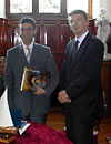 M. Serge roques et M. Ivica Pancic